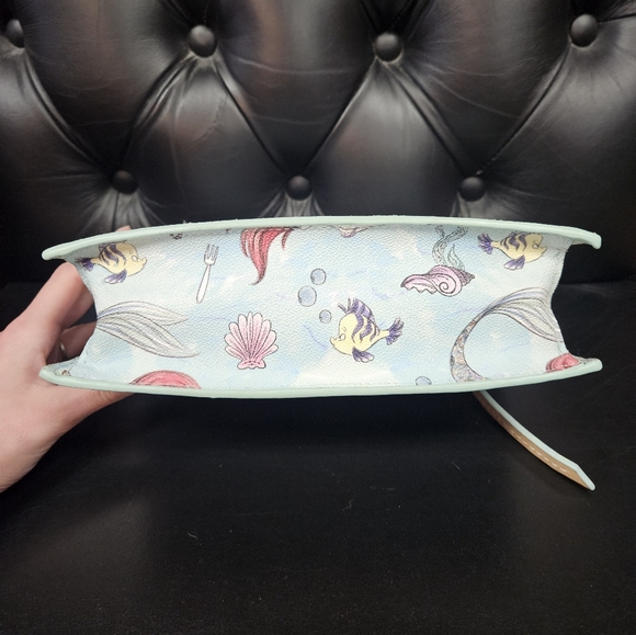 Dooney & Bourke Disney Ariel Little Mermaid Clutch Crossbody 75th Anniversary - Picture 4 of 14